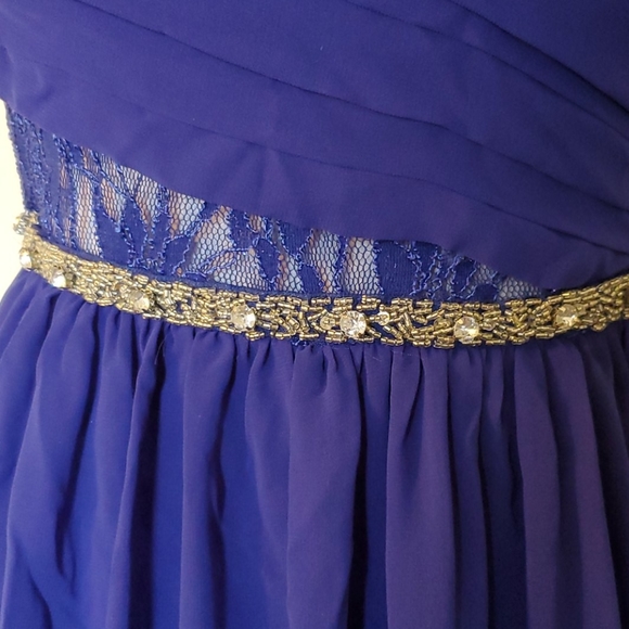 Royal Blue Party Dress by Deb - Size 5 - Picture 4 of 15